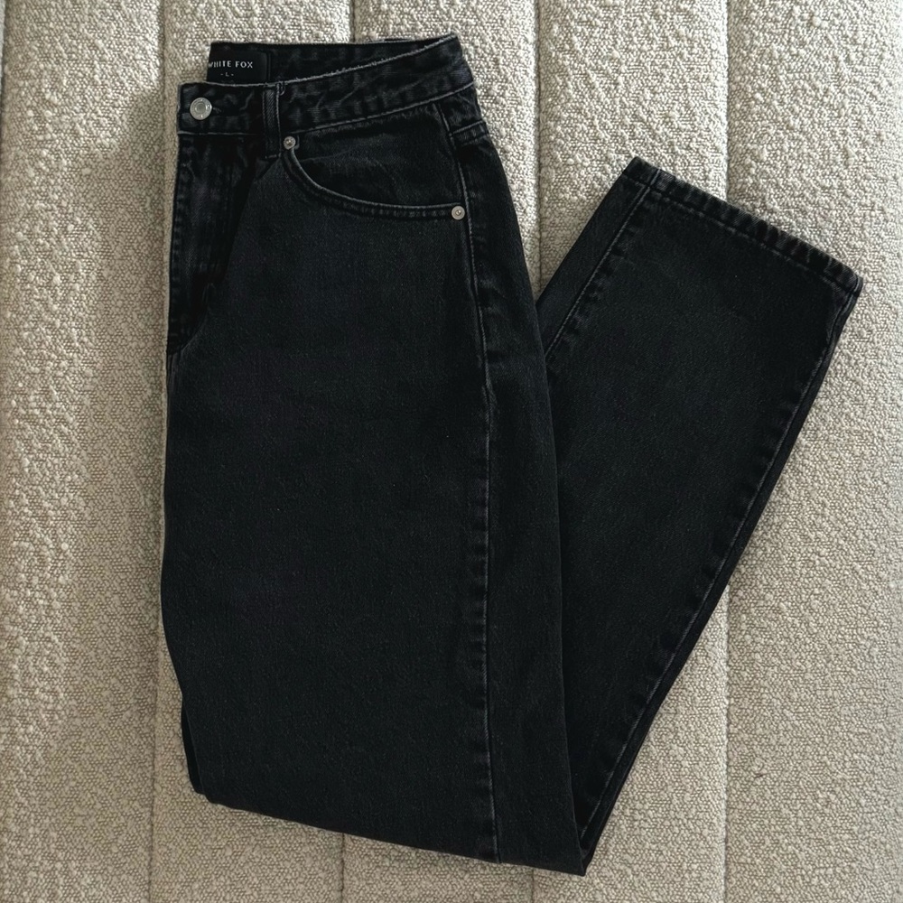 White Fox Straight Leg Jeans